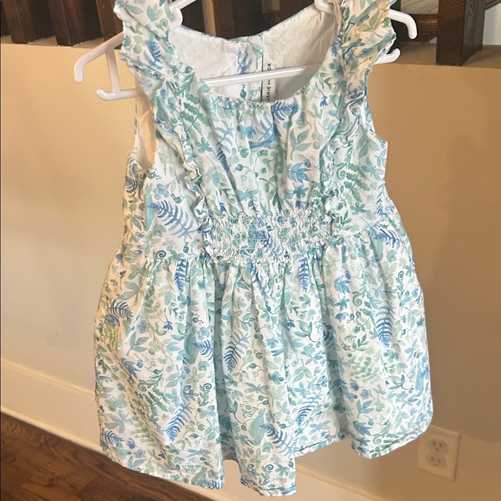 Janie and Jack Floral Ruffle Dress Easter baby